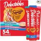 Delectables Squeeze Up Seafood Variety Pack, Creamy Squeezable Puree, Lickable Wet Cat Treats, Grain Free, No Added Fillers, No by-Products, No Added Preservatives, 0.5 Ounces Tube, 54 Tubes Total