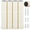 4 PCS M8 Cat Scratching Post Replacement, 15.7 x 3.1 Inch Sisal Pole Cat Tree Replacement Post with Screws, Refill Scratcher Posts for Indoor Kitten Tree Tower Spare Cat Furniture Protector