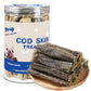 PAWUP Dog Treats, Cod Skins Dog Treat with Taurine, One-Ingredient Grain-Free Chew Fish Skin Rolls Rich in Omega3, 8 oz (4-6 Count)