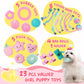 XIUGOAL Pink Puppy Toys for Boredom - 23 Pack Puppy Chew Toys for Teething, Interactive Dog Toys for Puppies, Cute Small Dog Toys with Treat Ball, Squeaky Dog Chew Toys and Ropes
