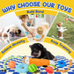 PatsFran Puppy Toys for Teething, 9 Pack Interactive Dog Toys for Small Dogs, Puppy Chew Toys for Boredom with Rope Toys, Treat Ball and Cute Squeaky Toys
