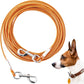 Tie Out Cable for Dogs,10/20/30/50/100FT Dog Leads for Yard Chew Proof,Heavy Duty Tie Out Cable for Large Dogs Up to 125lbs,Dog Runner Tether