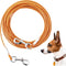 Tie Out Cable for Dogs,10/20/30/50/100FT Dog Leads for Yard Chew Proof,Heavy Duty Tie Out Cable for Large Dogs Up to 125lbs,Dog Runner Tether