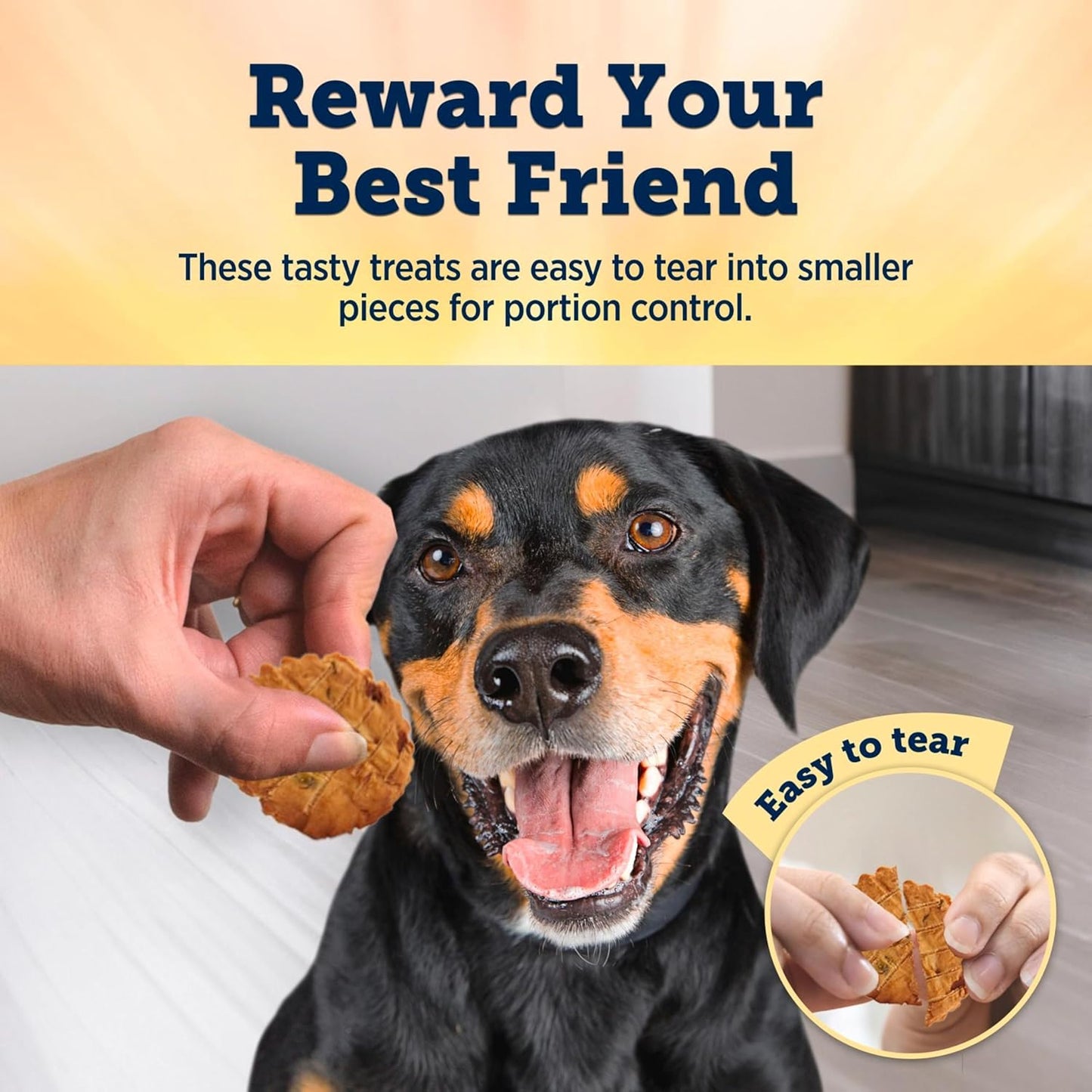 Blue Buffalo True Chews Dog Treats Made in the USA with Natural Ingredients Chicken Pot Pie