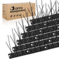 OFFO Black Pre-Assembled Bird Spikes, 304 Stainless Steel Pigeon Spikes for Outside, Cover 10.8 Feet, Easy Installation for Balcony, Roof, Window Sills, Keep Building Surfaces Clean
