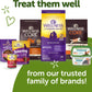 WHIMZEES Wellness Brushzees Dog Dental Treats, Natural Chews, Extra Small Size Stick, (48 Count)