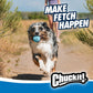 Chuckit! Rebounce Ball Dog Toy - Bouncy Fetch Balls for Dogs 20-60 lbs - Made from Durable Rubber - Outdoor Pet Toys - Size Medium - 2.5-inch Diameter - Pack of 2 - Blue