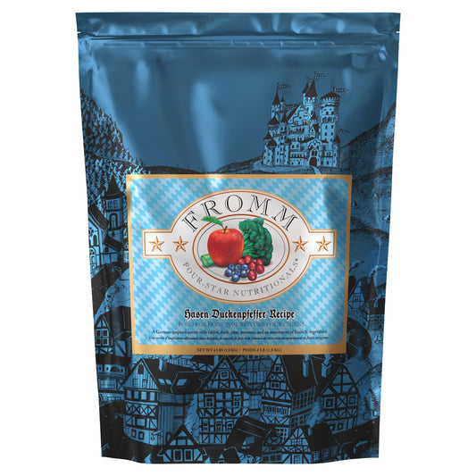 Fromm Four-Star Nutritionals Hasen Duckenpfeffer Dog Food - Premium Dry Dog Food - Rabbit Recipe - 4 lb
