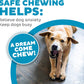 Pupstages by Petstages Dogwood Calming Dog Chew Toy – Real-Wood Blend, Moderate Chewers, Medium, 7.5", 2-Pack (Natural & Hemp Flavors)