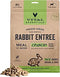 Vital Essentials Freeze Dried Dog Food, Raw Rabbit Crunchy Mini Nibs | Complete Meal or Topper | 96% Rabbit, Organs & Bone | Limited Ingredient, High Protein, Grain Free Dry Dog Food | 14 oz Bag