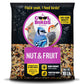 Nut & Fruit Wild Bird Seed – 10 lb. Gourmet Bird Food with Sunflower Hearts, Peanuts, Tree Nuts & Real Fruit – No Corn, Milo or Millet Bird Seed for Outside Feeders