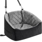 Dog Car Seat for Small Dogs Up to 30 Lbs, Pet Travel Safety Bed for Puppy Cat, Fits in Front/Back Seat, Anti Slip Base, Fully Detachable Washable