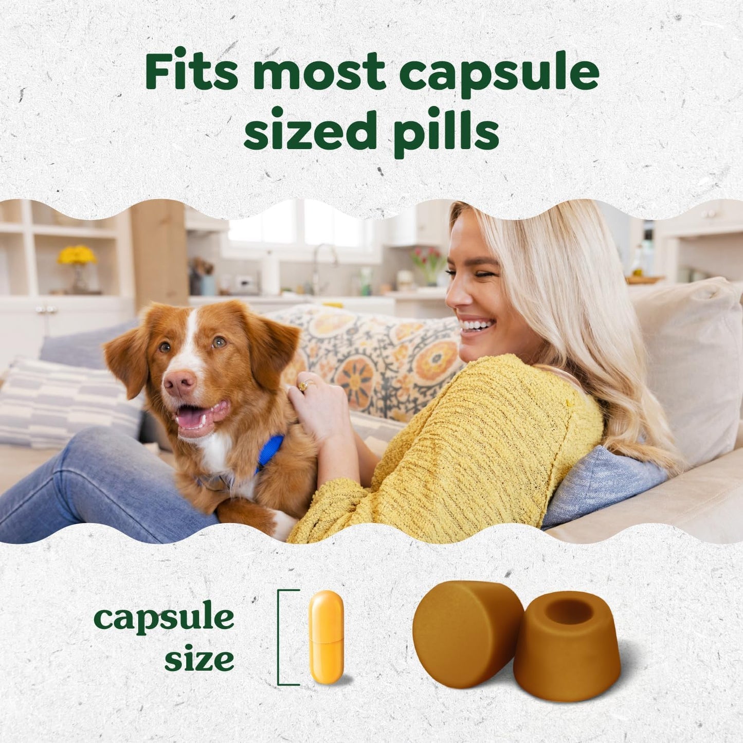 Greenies Pill Pockets for Dogs, Large Size Soft Dog Treats, Peanut Butter Flavor, 15.8 oz. Pouch