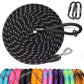 ZALER Long Dog Leash, 50 feet 30ft 20ft 15ft 10ft Dog Training Lead, Heavy Duty Reflective Check Cord Recall Leash for Dogs Training, Playing