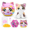 Pets Alive Smitten Kittens Series 2 (Calico Cat) by ZURU – Interactive Plush Cat Toy with 10 Sounds, Surprise Unboxing, Soft Collectible Pet for Ages 3+