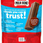 Milk-Bone Comfort Chews, Rawhide Free Dog Treats with Unique Chewy Texture and Real Beef, 16 Chews, Easy on Digestive System