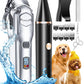 oneisall Dog Grooming Kit for Heavy Thick Hair&Coats/Low Noise Rechargeable Cordless Waterproof Dog Clippers for Grooming Animals&Pets/Pet Shaver with Stainless Steel Blade and Paw Trimmer