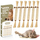 Tocirelo Silvervine Sticks Cat Toys - 6Pack Natural Cat Chew Toy Teeth Cleaning, Matatabi Dental Care Kitten Treat, Catnip Cat Teething Toys, Catmint