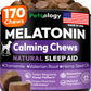 Advanced Melatonin for Dogs - 170 Dog Melatonin Calming Chews for Small and Large Dogs - Natural Hemp Dog Sleep Aid, Puppy Sleeping Pills, Anxiety, Stress, Separation, Barking, Fireworks - Made in USA