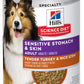 Hill's Science Diet Adult 1-6 Sensitive Stomach & Sensitive Skin Wet Dog Food, Tender Turkey & Rice Stew in Gravy, 12.5 oz. Cans, 12-Pack