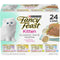 Purina Fancy Feast Tender Ocean Whitefish, Turkey, Chicken and Salmon Feasts Wet Kitten Food Variety Pack - (Pack of 24) 3 oz. Boxes