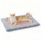Bedsure Self Warming Cat Bed, Extra Warm Self Heating Mat for Cats & Dogs Non Electric, Anti-Slip Small Thermal Pet Pad Indoor with Removable Washable Cover, 24" x 18",Grey