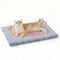 Bedsure Self Warming Cat Bed, Extra Warm Self Heating Mat for Cats & Dogs Non Electric, Anti-Slip Small Thermal Pet Pad Indoor with Removable Washable Cover, 24" x 18",Grey