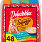 Delectables Squeeze Up Variety Pack, Creamy Squeezable Puree, Lickable Wet Cat Treats, Grain Free, No Added Fillers, No By-Products, No Added Preservatives, 0.5 Ounces Tube, 48 Tubes Total