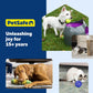 PetSafe Busy Buddy Natural Rawhide Rings - Long-Lasting Chew Refills - Quality Ingredients - Peanut Butter & Original Rawhide Flavored Treat Rings - Size C - 24-Pack