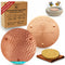 Bird Bath Copper Disk & Maintenance Set, 2 Hammered Style 0.8mm, 99.9% Pure Copper Plate, Rustic Birdbath Accessories for Bowl and Fountain, Supports Easy Maintenance, Safe for Birds