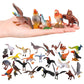 Realistic Bird Figurines, 24pcs Eagle, Parrot, Robin, Owl Toys - Fairy Garden Accessories, Educational Learning Dollhouse Birthday Cake Topper Gift for Kids
