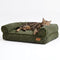 FUKUMARU Dog Couch Bed, Corduroy Cozy Cat Bed for Indoor Cats with Washable Cover, 28in Waterproof Orthopedic Dog Beds Sofa for Small Dogs and Large