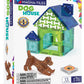 Magna-Tiles Dog House 13-Piece Magnetic Construction Set, The Original Magnetic Building Brand