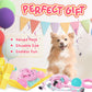 XIUGOAL Pink Puppy Toys for Boredom - 23 Pack Puppy Chew Toys for Teething, Interactive Dog Toys for Puppies, Cute Small Dog Toys with Treat Ball, Squeaky Dog Chew Toys and Ropes