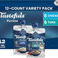 Blue Buffalo Tastefuls Purées Variety Pack Wet Cat Food Complement (Chicken & Tuna) Made with Natural Ingredients, for All Life Stages, 3-oz.