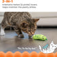 Catstages Crunchy Pickle Kicker Cat Toy – Plush Crinkle Toy with Catnip and Dental Mesh, 6.5"