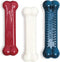 Nylabone Original Bone Power Chew Toy Value Pack for Dogs, Durable Dog Toys for Aggressive Chewers, Long Lasting Chicken, Bacon, and Peanut Butter Flavor, Small Dogs - Up to 25 Ibs, 3 Pack