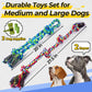 Eefitoys Tough Dog Rope Toys for Aggressive Chewers, Tough Tug of War Dog Toys for Large, Medium & Small Dogs – 5 Pack Including 2 Ropes & 3 Supplies