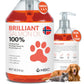 Salmon Oil for Dogs - Healthy Skin & Coat, All Natural Norwegian Fish Oil Food Supplement for Pets, Omega 3 EPA DHA, Ideal for Shedding, Allergy, Itching, Dry Skin, Joint & Bone Health - 16.9 Oz