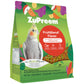 ZuPreem FruitBlend Bird Pellets, Daily Bird Food for Cockatiel, Lovebird, Quaker, Small Conure, Lorikeet, Core Nutrition for Medium Birds, Cockatiel Pellets, Conure Food (M, 2 lbs)