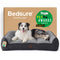 Bedsure SupportMax XL Orthopedic Dog Beds Large Sized Dog - Extra Thick Supportive Dogs Couch with Waterproof Washable Cover, Extra Large Comfort Pet Sofa with Soft Sherpa & Nonskid Bottom, Grey, 42"