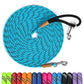 lynxking Long Dog Leash Reflective 15ft 30ft 50ft Check Cord Training Lead Padded Handle Heavy Duty Rope for Puppy Small Medium Large Dogs (Light