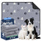 WanpeeGoo Washable Pee Pads for Dogs, 4 Pack Absorbent Reusable Training Dog Pads Pet Puppy Pads, Non-Slip Potty Pads for Whelping, Playpen, Crate, Bed, Grey 18"x24"
