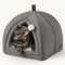 Bedsure Cat Beds for Indoor - 2 in 1 Cat Cave House Tent for Kittens and Small Pets with Removable Washable Cushioned Pillow, Foldable Kitten Hideaway with Non-Slip Bottom, Grey, 16 inches