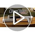 ChomChom Roller Pet Hair Remover – Original Size Reusable Lint Roller for Cat & Dog Hair on Furniture, Couch, Carpet, Car, Rugs & Bedding – Portable, Eco-Friendly (White)