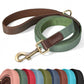 Didog PU Leather Dog Leash for Medium Dogs 5ft, Soft Padded Handle Dog Leashes, Easy to Clean, Walking and Training Leashes Faux Leather for Medium