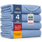 Utopia Bedding Washable Underpads 34" x 36" (Pack of 4), Waterproof Reusable Heavy Absorbency Incontinence Bed Pads for Adults, Kids, Elderly and Pets, Bedwetting Pads for Sofa and Couch (Blue)