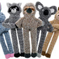 BUYPOW No Stuffing Dog Toys for Large Dogs, 5 Pack Squeaky Crinkle Interactive Dog Animals, Plush Teething Toys to Keep Them Busy, Cute Funny Dogs Gifts for Small Medium Large Breed