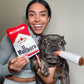 Nestpark Muttboro Doggy Cigs Funny Dog Toys - Parody Plush Squeaky Crinkle Interactive Dog Toy - Hide and Seek Treat Hiding Burrow Puzzle Toy for