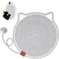 Cat Scratcher Mat, Natural Cotton Rope Cat Scratch Pad, 15.7'' Round Horizontal Floor Cat Scratching Pads for Indoor Cats, Cat Furniture Protector for Wall, Couch, Carpets, Sofas